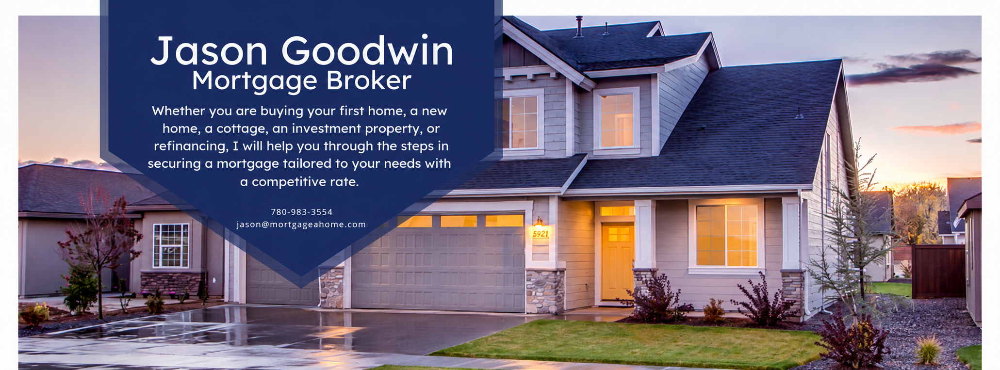 Jason Goodwin Mortgage Broker — helping you secure a mortgage tailored to your needs with a competitive rate